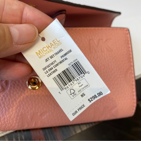 NWT‼️ Michael Kors★JET SET TRAVEL LG ENVELOPE WALLET - Picture 5 of 5